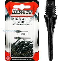 Vrhovi za strelice Harrows soft Micro 30 kom. crni
