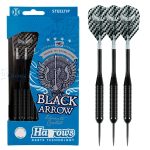 Harrows set steel Black Arrow R 22g, Brass