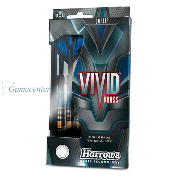 Harrows set strelica soft Vivid crne 18g, brass