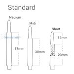 Harrows Clic system tela midi crna 30mm