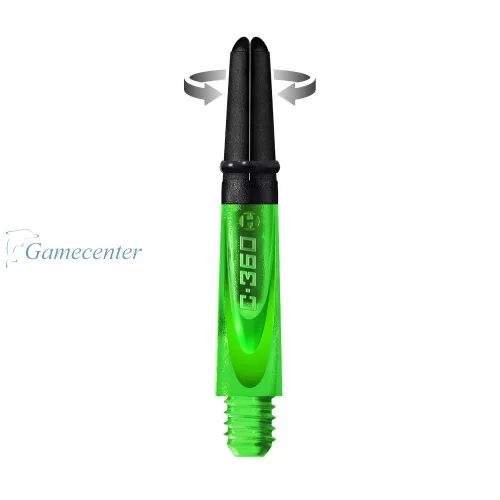 Tela za strelice Harrows Carbon 360 zelena, short 33mm,rotirajuća