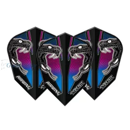 Pera za strelice Red Dragon Airwing Peter Wright Snakebite V-standard, plava
