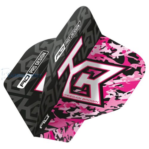 Pera za strelice Red Dragon Hardcore Premium Keegan Brown No2