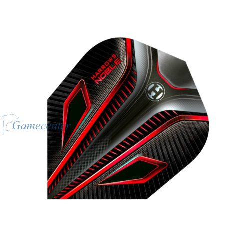 Harrows pera za strelice Noble crvena