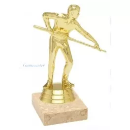 Bilijar trofej zlatni, igrač, 14cm