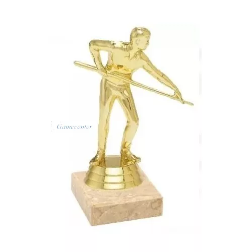 Bilijar trofej zlatni, igrač, 14cm