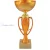 Pikado trofej sa drškom, mermerno postolje, bronzane boje, visina 29,5cm