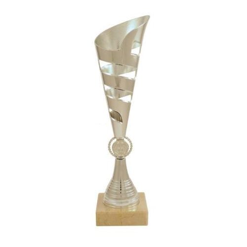 Pikado trofej srebrni, mermerna baza, visina 38,5cm