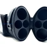 Tvrda torba za bilijar štapove crna, 2+2