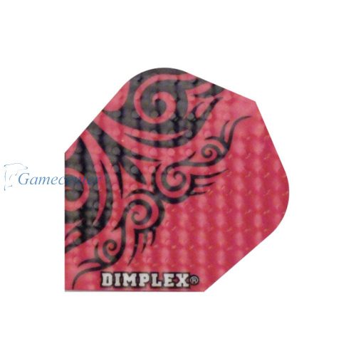 Harrows pera za strelice Dimplex crvena sa crnim dizajnom