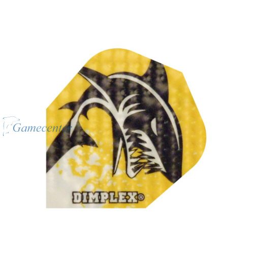 Harrows pera za strelice Dimplex žuta sa crnom ajkulom
