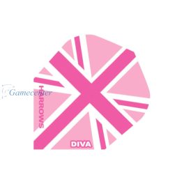 Harrows pera za strelice Diva pink cveće Harrows pera za strelice Diva pink cveće