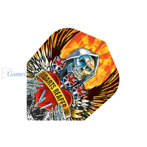 Harrows pera za strelice Quadro death metal