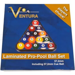 Set bilijar kugli Ventura Laminated Pro 57,2mm