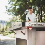 Sto za stoni tenis Cornilleau Campus, sivi