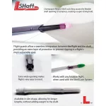 Tela za strelice  L-Style Locked Straight,providna,13mm