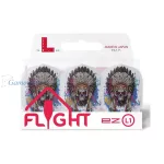 Pera za strelice L-Style L1EZ Chief Skull providno bela