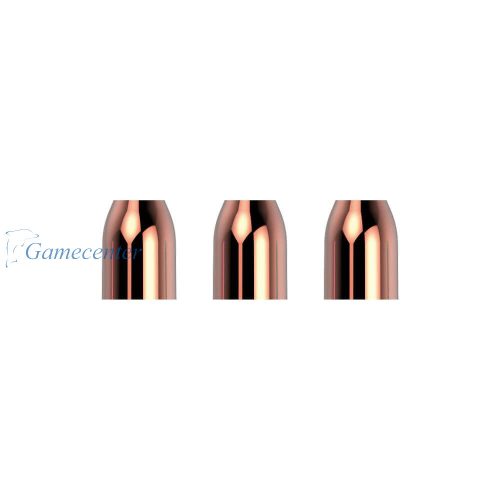 Prsteni za tela L-Style Premium Champagne Ring metalni, roze zlatni 3kom.