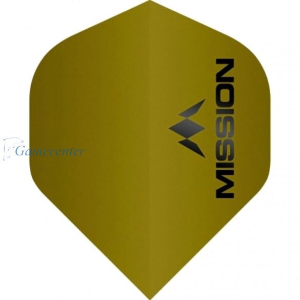 Pera za strelice Mission Logo No2 matirano zlatna