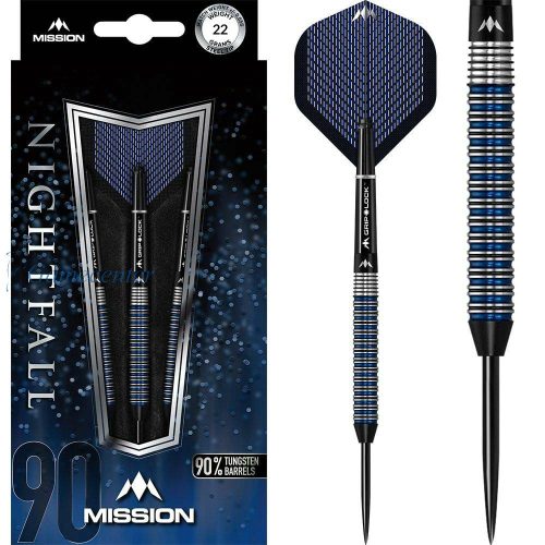 Set strelica Mission steel Nightfall M2 22g, 90% wolfram