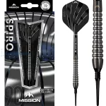Set strelica Mission soft Spiro 19g, M2, curved, 90% wolfram