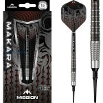 Set strelica Mission soft Makara M2, 18g tapered, 90% wolfram