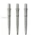 Vrhovi za strelice Mission Sniper Micro grip 28mm, srebrni