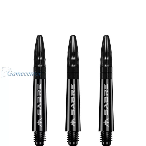 Tela za strelice Mission Sabre crna, metalni top, short  36mm