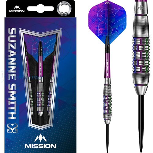 Set strelica Mission steel Suzanne Smith Coral PVD 24g, 90% wolfram