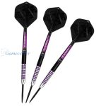 Set strelica  Mission steel James Hurrell Black PVD-Electro Purple 24g, 90% wolfram