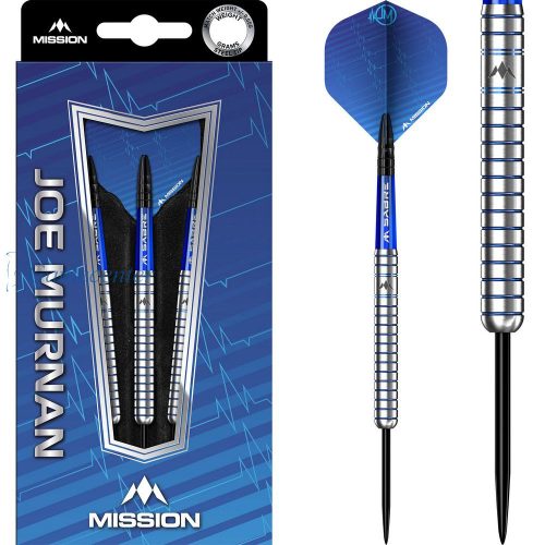 Set strelica Mission steel Joe Murnan Electro Blue 22g, 90% wolfram