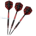 Set strelica Mission steel Darryl Fitton Black-Red Electro 22g, 95% wolfram