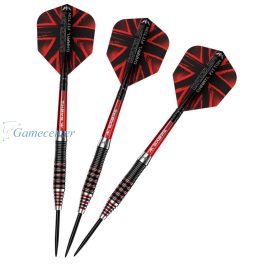 Set strelica Mission steel Darryl Fitton Black-Red Electro 22g, 95% wolfram
