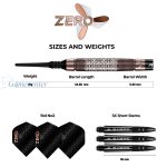 Set strelica soft Mission Zero Bronze PVD 18g, 97,5% wolfram