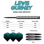 Set strelica steel Mission Lewis Gurney 22g, 95% wolfram