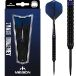 Set strelica steel Mission Tavis Dudeney Black PVD 24g, 90% wolfram
