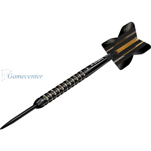 Set strelice steel Mission Mike De Decker Black and Gold PVD 22g, 95% wolfram