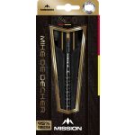 Set strelice steel Mission Mike De Decker Black and Gold PVD 22g, 95% wolfram