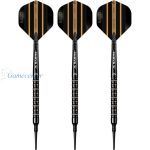 Set strelice soft Mission Mike De Decker Black and Gold PVD 20g, 95% wolfram