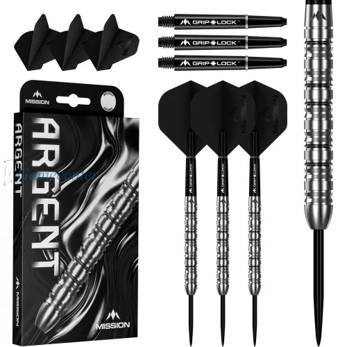 Set strelica steel Mission Argent 22g 90% wolfram