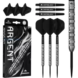 Set strelica steel Mission Argent 24g 90% wolfram
