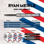 Set strelica steel Mission Ryan Meikle 21g 90% wolfram
