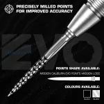 Vrhovi za steel strelice Mission Caliburn EVO 38mm crni 3kom