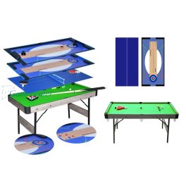 Multifunkcionalni sto 6/1 5ft (bilijar, snooker, air hockey,stoni tenis, kuglanje, shuffleboard) Multifunkcionalni sto 6/1 5ft (bilijar, snooker, air hockey,stoni tenis, kuglanje, shuffleboard)