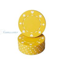 Poker žeton žuti