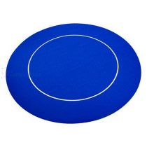 Prekrivač za poker okrugli plavi, gumirani, 120cm