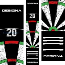 Gumirani tepih Designa - 20 sektor, 290 x 60cm