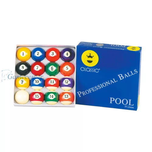 Bilijar set kugle 57,2 Classic