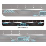 Samolepljiva linija za gađanje ONE crno-plava