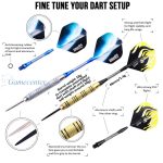 Pikado strelice One80 Steel Pack, brass, 12 kom.